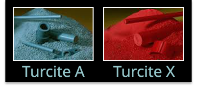Turcite A and Turcite X Rods